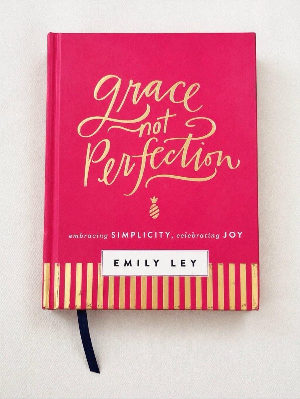 Grace Not Perfection Journal - Pink